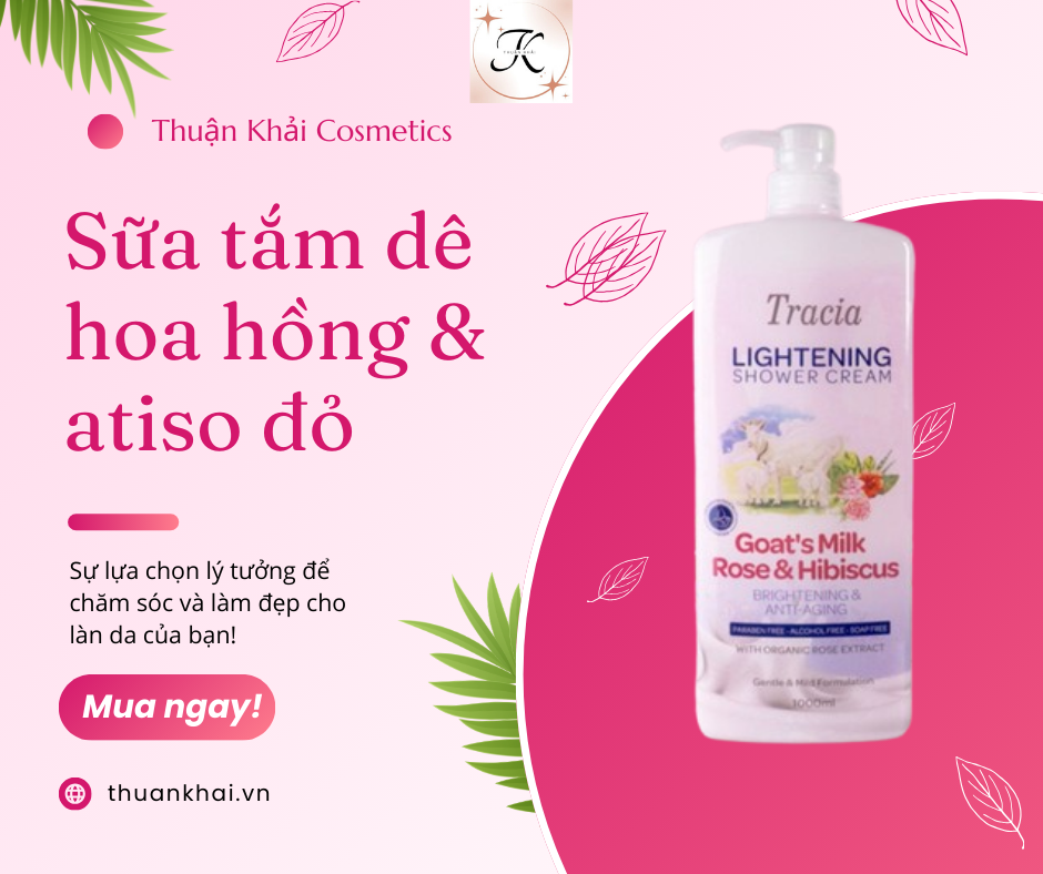 Review khi sử dụng sữa tắm dê hoa hồng & atiso đỏ